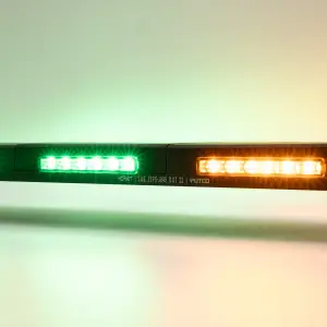 Putco - Putco 36" Green Hornet LED Stealth Rooftop Strobe Light Bar (Amber, White & Green) - 36" Tri-Color Strobe Lights - Image 10
