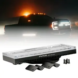 Putco - Putco YellowJacket LED Ultimate Rooftop Strobe Light Bar (Amber & White) w/ Quick Connect Harness - Image 1