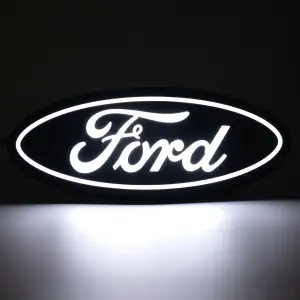 Putco - Putco Luminix White Oval LED Grille Emblem Fits Ford (2024) Explorer - Includes OEM Plug-N-Play Quick Connect into Headlamp (Front Grille, White LED's) - Image 7
