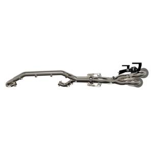 HMF Exhaust Systems for Can-Am (2025-26) Outlander 1000, Titan Quiet Series, Slip On Application, Dark Grey