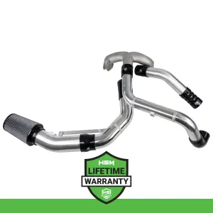 H&S Motorsports - H&S Motorsports Scorpion Piping Kit for Ford (2011-16) 6.7 Power Stroke (Includes Air Intake, 2015 Model Year (Please include HSM Oil Feed Line for 2015 Model Year Only) Raw Aluminum) - Image 2