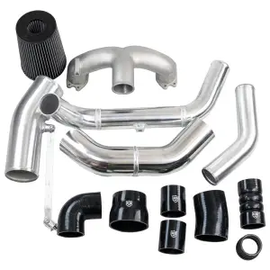 H&S Motorsports - H&S Motorsports Scorpion Piping Kit for Ford (2011-16) 6.7 Power Stroke (w/out Air Intake, 2015 Model Year (I don't have a 2015) Raw Aluminum) - Image 3