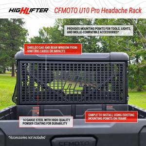 HighLifter - Hight Lifter Headache Rack for CFMoto (2025) U10 Pro - Image 12