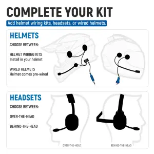 Rugged Radios - Rugged Radios Complete Communication Kit with Bluetooth Intercom and 2-Way Radio (10.4″ Touchscreen Models Only), STX Stereo Remote Head, G1 GMRS - Image 8