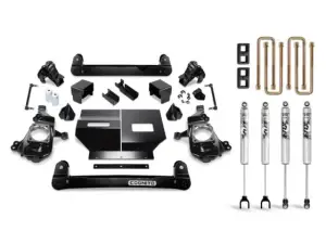 Cognito Motorsports 4-Inch Standard Lift Kit for Chevy/GMC (2020-24) 2500/3500 2WD/4WD, w/ Fox PSRR 2.0 Shocks