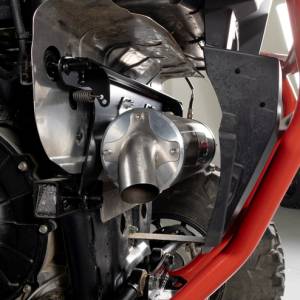 HMF Racing - HMF Exhaust Systems for Polaris (2024-25) RZR XP 1000, Titan Loud Series, Slip On System, Grey - Gun Metal, Billet - Recessed End Cap - Image 9