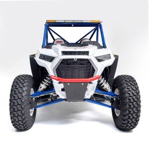 HMF Racing - HMF LT Front Bumper for Polaris (2019-23) RZR XP/4 1000, RZR XP/4 Turbo, Mount Fairlead, White - Image 2