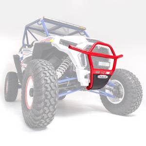 HMF Racing - HMF HD Front Bumper for Polaris (2019-23) RZR XP/4 1000, RZR XP/4 Turbo, Red - Image 2