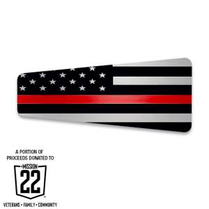 Mile Marker - Mile Marker Mission Winch Flag Series, 12,000 Pound (Thin Red Line Edition) - Image 4