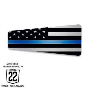 Mile Marker - Mile Marker Mission Winch Flag Series, 12,000 Pound (Thin Blue Line Edition) - Image 4