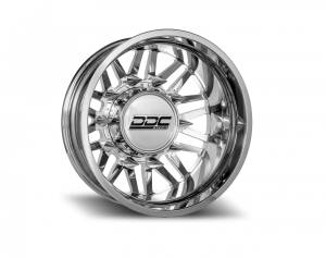 DDC Wheels - DDC Dually Wheels Aftermath Polished 20X8.25 10X225 Super Duty/RAM Dually Wheel Kit F-450 05-10 F-450 15-25 Ram 4500 08-25 - Image 2
