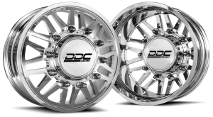 DDC Dually Wheels Aftermath Polished 20X8.25 8X200 F-350 05-25 F-450 11-14 Ram 19-25