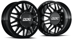 DDC Dually Wheels Aftermath Black/Milled 22X8.25 8X210 Silverado/Sierra 11-25