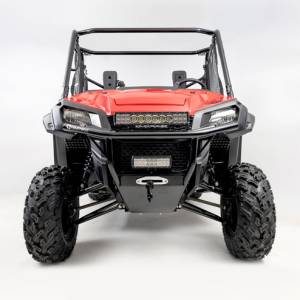 HMF Racing - HMF HD Front Bumper for Honda (2016-24) Pioneer 1000, Black - Textured - Image 2