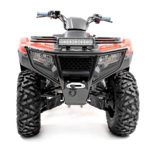 HMF Racing - HMF HD Front Bumper for Honda (2014-21) Rancher 420, Black - Image 2