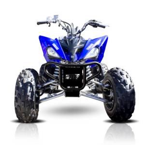 HMF Racing - HMF Front Bumper for Yamaha (2008-13) Raptor 250, XC Hoop Style, Black - Image 2