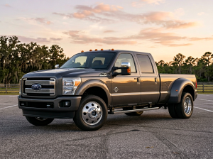 Diamond T SRW to Dually Ultimate Package for Ford (1999-24) F-250 & F-350 (8 on 170mm), 17" Polished Aluminum Wheels