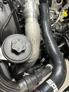 SPE Motorsport - SPE Motorsport XD Cold Side Pipe for Ford (2011-16) 6.7L Power Stroke (3 Inch IC Outlet, Carbonized Grey) - Image 3