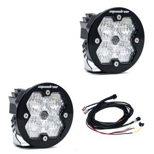 Baja Designs - Baja Designs Squadron-R 2.0 Sport Black LED Auxiliary Light Pod Pair - Universal (Wide Cornering Light Pattern, Clear Lens, No Harness) - Image 2