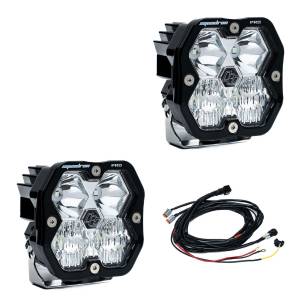 Baja Designs - Baja Designs Squadron 2.0 Pro Black LED Auxiliary Light Pod Pair - Universal (Driving/Combo Light Pattern, Clear Lens, No Harness) - Image 2