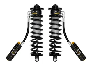 ICON 2.5-3” Lift, V.S. 3.0 Series Coilover Conversion Kit for Ford (2005-26) F-250 & F-350 Super Duty 4WD, Remote Reservoir w/ CDCV, w/ Caster Cams