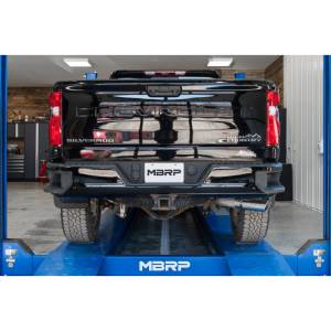 MBRP PowerSports - MBRP Sports 4" Filter Back for Chevy/GMC (2020-25) 2500/3500 Silverado/Sierra Single Side Exit, Black Coated Aluminized Steel - Image 6