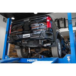 MBRP PowerSports - MBRP Sports 4" Filter Back for Chevy/GMC (2020-25) 2500/3500 Silverado/Sierra Single Side Exit, Black Coated Aluminized Steel - Image 7