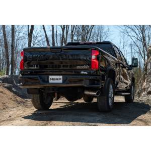 MBRP PowerSports - MBRP Sports 4" Filter Back for Chevy/GMC (2020-25) 2500/3500 Silverado/Sierra Single Side Exit, Black Coated Aluminized Steel - Image 8