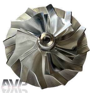 AVP - AVP Boost Master Quick Spool Billet Compressor Wheel for Garrett Powermax turbos used on Ford (2003-07) 6.0L Power Stroke, Stage 1 (6+6 Blade) - Image 4