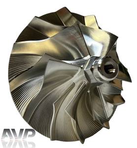 AVP - AVP Boost Master Quick Spool Billet Compressor Wheel for Garrett Powermax turbos used on Ford (2003-07) 6.0L Power Stroke, Stage 1 (6+6 Blade) - Image 3