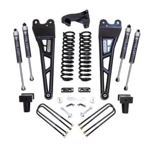 ReadyLIFT 4" Coil Spring Lift Kit for Ford (2017-22) Super Duty F-250 & F-350 4WD, w/ Falcon 2.1 Shocks & Radius Arms