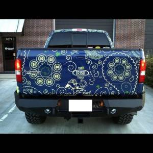 Iron Bull Bumpers - Iron Bull Rear Bumper for Ford (2004-08) F-150, Parking Sensor Cutouts Available - Image 1