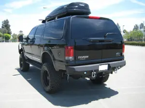Iron Bull Bumpers - Iron Bull Rear Bumper for Ford (2000-05) Excursion, Parking Sensor Cutouts Available - Image 3