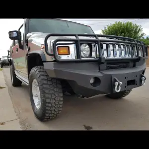 Iron Bull Bumpers - Iron Bull Front Bumper for Hummer (2003-09) H2/H2 SUT - Image 2
