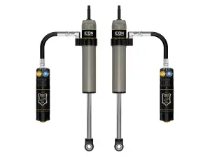 ICON V.S. 2.5 Aluminum Series RXT Shock Absorbers, Remote Reservoir w/ CDXS for Toyota (2005-23) Tacoma (Rear, Pair)