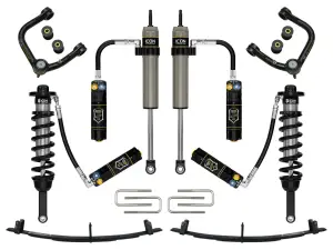 ICON 0-3.5" Lift for Toyota (2005-15) Tacoma / 0-2.75" Lift, Stage 6 Suspension System, Tubular, CDCV for Toyota (2016-23) Tacoma