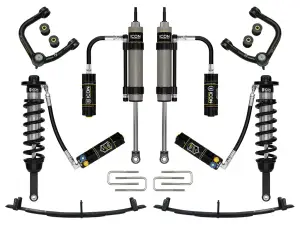 ICON 0-3.5" Lift for Toyota (2005-15) Tacoma / 0-2.75" Lift, Stage 7 Suspension System, Tubular, CDCV for Toyota (2016-23) Tacoma