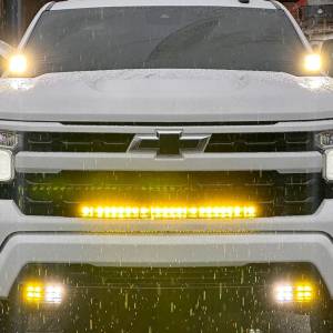 Baja Designs - Baja Designs S8 30 Inch Behind-the-Grille Light Bar Kit for Chevrolet (2022-26) Silverado 1500 (Driving/Combo Light Pattern, Clear Lens) - Image 3