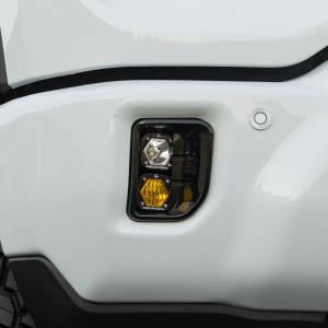 Baja Designs - Baja Designs S1 Dual Fog Pocket LED Light Kit for Chevrolet (2024-26) Silverado 2500/3500 (Wide Cornering Light Pattern, Baja Amber/Clear Lens) - Image 5