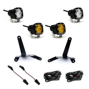Baja Designs - Baja Designs S1 Dual Fog Pocket LED Light Kit for Chevrolet (2024-26) Silverado 2500/3500 (Wide Cornering Light Pattern, Baja Amber/Baja Amber Lens) - Image 2