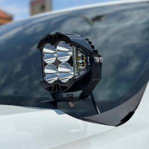 Baja Designs - Baja Designs LP4 Pro A-Pillar LED Light Kit for GMC (2019-26) Sierra 1500 (Spot Light Pattern, Clear Lens) - Image 5