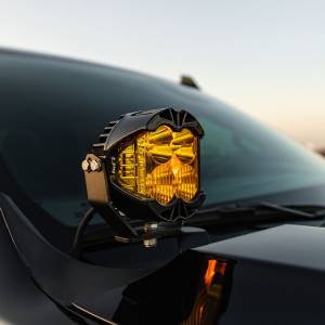 Baja Designs - Baja Designs LP4 Pro A-Pillar LED Light Kit for GMC (2019-26) Sierra 1500 (Driving/Combo Light Pattern, Clear Lens) - Image 7