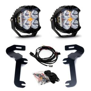 Baja Designs LP4 Pro A-Pillar LED Light Kit for GMC (2019-26) Sierra 1500 (Driving/Combo Light Pattern, Clear Lens)