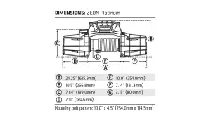 Warn - Warn Zeon Platinum 12-S Winch - 95960 - Image 2
