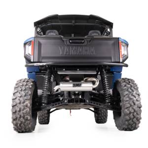HMF Racing - HMF Exhaust Systems for Yamaha (2021-26) Wolverine RMAX (Titan Quiet Series, Slip On System, Grey - Gun Metal, Billet - Recessed End Cap) - Image 7