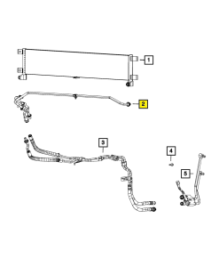 Mopar - Mopar Transmission Cooler Line Jumper Tube for Ram (2019-24) 2500/3500 6.7L Cummins 68RFE - Image 4