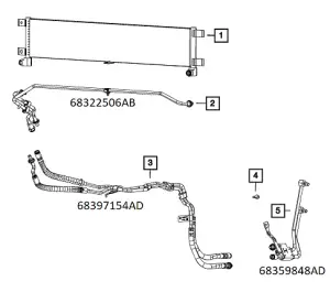 Mopar - Mopar Transmission Cooler Line Jumper Tube for Ram (2019-24) 2500/3500 6.7L Cummins 68RFE - Image 5