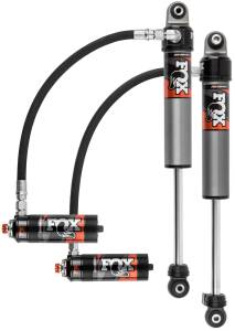 Fox Racing Shox 2.5 Performance Elite Series Remote Reservoir Adjustable Shocks for Jeep (2020-26) Gladiator / (2018-26) Wrangler (Pair, Front, Lifted 0"-1.5") Excludes Mojave Models