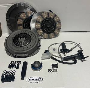 Valair Performance Quiet Ceramic Spring Hub Dual Disc Kit for Dodge/Ram (2005.5-18) 5.9L/6.7L Cummins (6 Speed, 700hp/ 1400 ft lbs)