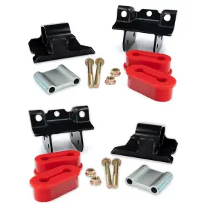 Pacific Performance Engineering - PPE Engine Mount Kit for Chevy/GMC (2001-10) 2500/3500HD (w/ Silicone Bushings, Red- 70 Hardness (Race / Competition)) - Image 7